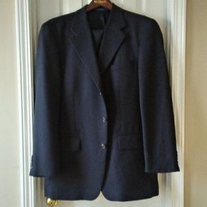 Ralph Ralph Lauren Black wool Suit 44L 36W 34L